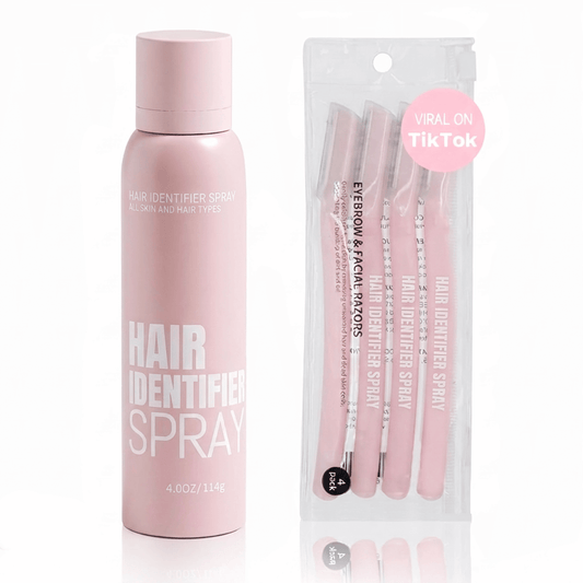 (Premium) Hair Identifier Spray (100 ML) & 4 blades